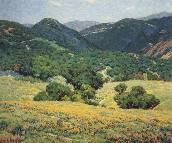 Granville Redmond Southern California Hills,n.d Norge oil painting art